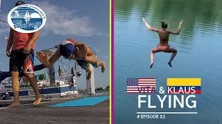 Vita & Klaus Flying  (The Sailing Family) Ep.52