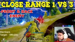 Unbelievable Solo 1 vs 3 by Raj - Nail Biting Match #rajgaming #pubgmobile