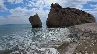 Aphrodite&rsquo;s Rock (Petra tou Romiou) &ndash; Paphos, Cyprus time-lapse