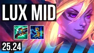 LUX vs AKALI (MID) | KR Master | 25.24