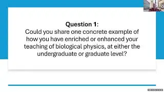 APS DBIO: Teaching and Learning Biological Physics