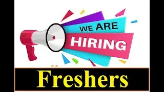 Fresher Job Opening #jobs #jobopenings #jobvacancy #freshers