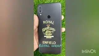Xiaomi note 7 pro royal enfield wrap skin lanination