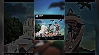 Itachi vs killer bee #naruto #anime #narutoshippuden #itachi#sasuke  #killerbee #shorts