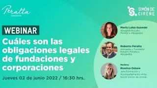 Webinar: Cuáles son las obligaciones legales de fundaciones y corporaciones