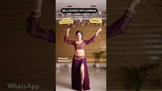 Learn How to do bellydance ? #online #classes #simran #tutorial #howto