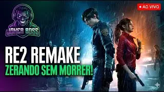 DESAFIO TENTANDO PLATINAR RESIDENT EVIL 2 REMAKE CLAIRE A + LEON B SEM MORRER #gameplay #walkthrough