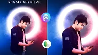 Ring Light Photo Editing Concept || Shoaib Creation