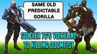 Soldier 76's Voiceline To Killing Doomfist | Soldier 76 Is *RACIST* #103