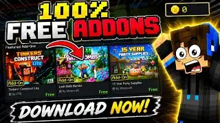 Minecraft PE Marketplace FREE Add-Ons 😱 | No Addon App