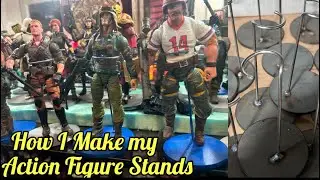 How I make my  1/12th Scale Action Figure Stands