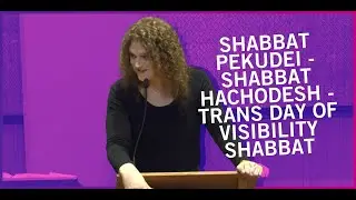 Guest Speaker Victoria Foster's Remarks for Trans Day of Visibility Shabbat, 2025