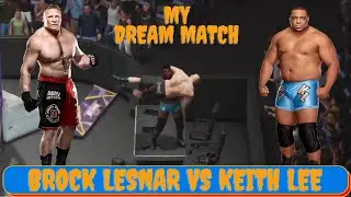 Brock Lesnar vs Keith Lee full match 😎💥#Backlash #wwe2k22