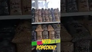 Stash of popcorn at a farmer's market! #popcorn #roadside #stands #shopping #sidehustle #shortsfeed