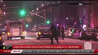 Cases involving police shooting in Alameda County reopened