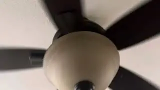 TP-Link dimmer switch attached with a ceiling fan