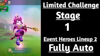 Lords mobile Limited challenge Petite Devil Stage 1 Auto|Trick vs Trick Stage 1 Auto