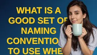 Salesforce: What is a good set of naming conventions to use when developing on the Force.com plat...