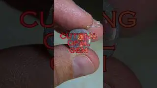 Lapidary Session Cutting Lightning Ridge Opal Gem #lapidary #naturalopal #gemstone #opalspectrum