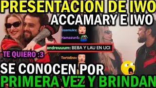 😲IWO Y ACCAMARY SE CONOCEN POR PRIMERA VEZ🥹PRESENTACION DE IWO EN LAS PREVIAS DEL ZEINTERNACIONAL😲❤️