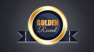 How To Make a Fantastic Round Golden - Gold Text - Photoshop Tutorial 2019