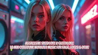 Aggressive Speedcore x Glitchcore | 18 Min Cyberpunk Workout Music for Rage, Focus & Drive