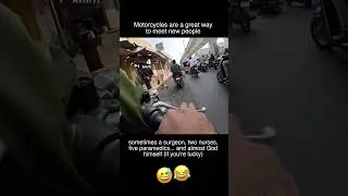 Motorcycles Help You Meet New People&hellip; Including God 😅
