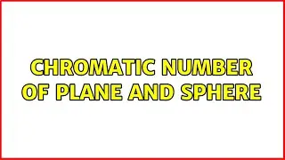 Chromatic number of plane and sphere