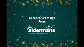 Happy Metal Christmas 2025 from Aldermans, the sheet metal fabricators.