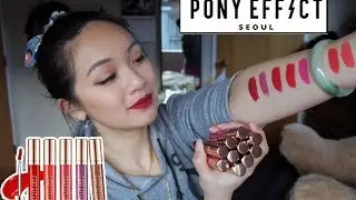 Pony Effect Stay Fit Matte Lip Color Swatches and Review