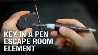 Key in a pen escape room element from Escape Room supplier