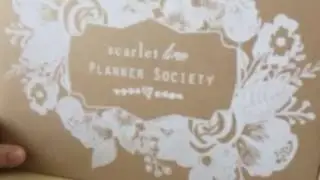 Scarlet Lime Planner Society kit unveiling August 2016