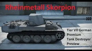 World of Tanks Patch 9.14 Preview | Rheinmetall Skorpion - Tier VII German Premium Tank Destroyer