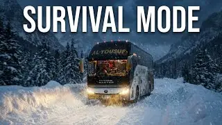 Quetta Bus Drivers Faceoff Against 30 Inches of Snow in Survival Mode