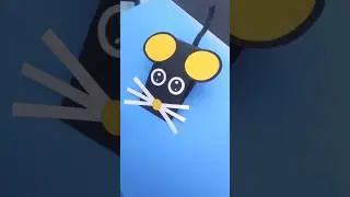 making mouse or rat with paper