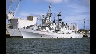 THE FLEET IS IN! WARSHIPS AT DEVONPORT NAVAL BASE IN 1999