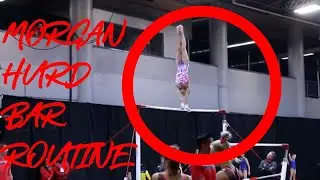 Morgan Hurd (USA) Hits Bar Routine With Stuck Dismount - Training Day 2, 2017 World Championships
