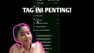 Cara bikin tag di youtube