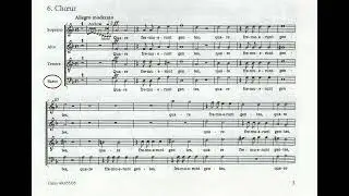 Oratorio de Noël 6. Chœur  Bass