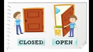 Противоположности: открыто/закрыто (дошкольное учреждение/детский сад)