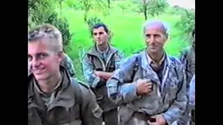 Postrojavanje 502. vbbr nakon operacije ZORA 95