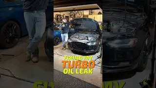 Устранение утечки масла из турбины &mdash; установка нового клапана PCV Audi A4 🏎️💨