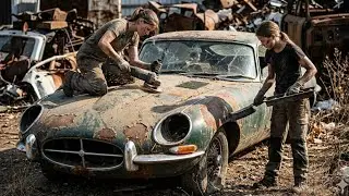 Full Restoration of a 1963 Jaguar E-Type Series 1 | Abandoned to Showroom Perfection (ASMR)