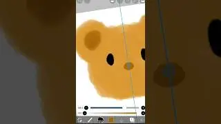 how to draw a bear easily #ibispaintx #illustration #art #digitalart #drawing #shorts #tutorial