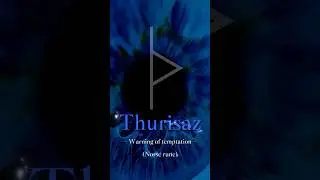 Thurisaz- Warning of temptation -(Norse rune) #painband #iampain #norse