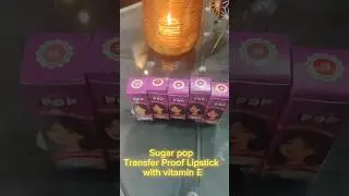 Sugar pop Transfer Proof Lipstick With vitamin E  #shorts #viral #trending #youtubeshorts