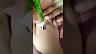 Red colour mehndi design  fast colour neha mehndi ❤subcribe please  💛