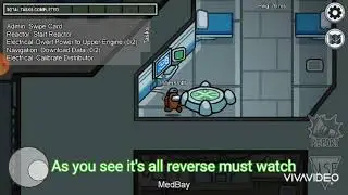 Among Us | reverse map in THE SKELD