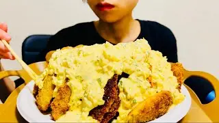 【咀嚼音 ASMR】タルタルアジフライ, tar tar fried fish