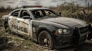ASMR Car Restoration!2014 Dodge Charger Police Full Restoration Abandoned &rarr; Looking New